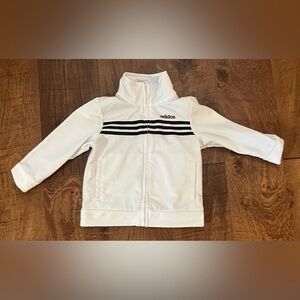 Adidas toddler girl full zip jacket size 18 months